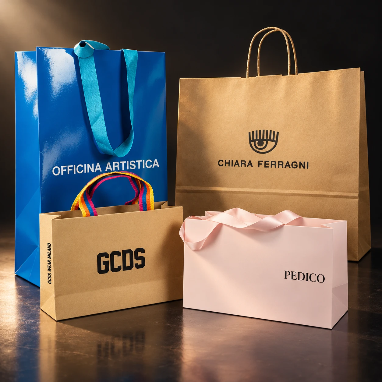 Shopper in carta manuali e/o automatiche personalizzate