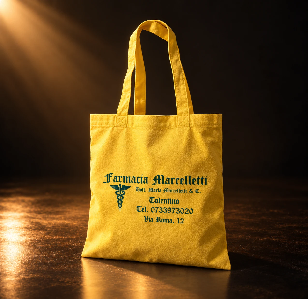Shopping bag in cotone